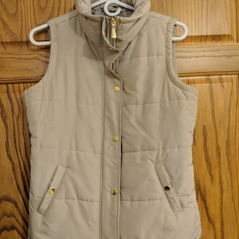 Women's Beige Vest